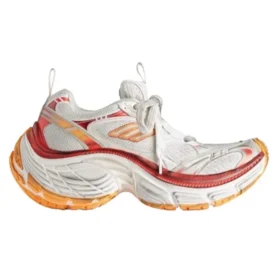 10XL Sneaker „Weiß, Rot und Orange – Mesh, TPU und Gummi“ 792778W2MV29670 10XL Sneaker „Weiß, Rot und Orange – Mesh, TPU und Gummi“ 792778W2MV29670