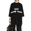 360 Tubular T-Shirt Oversized „Black“ 720501TNVD51070