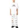 3b Sports Icon T-Shirt „White Black Red“ 764235TPVD79065