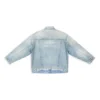 3B Sports Vintage-Denim-Jacke, Large-Passform „Hellblau“ 704299TJW798469