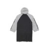 3B Stencil Raglan-T-Shirt mit Kapuze, Oversize „Black“ 790403TQVT51083