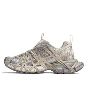 3XL Extreme Lace Sneaker „Hellbeiges Mesh und Polyurethan“ 778698W3XLL9191