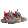 3XL Gradient Sneaker „Weiß Rot Orange“ 734734W3XGM6711
