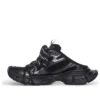 3XL Pantoletten „Black Mesh and Polyurethane“ 742672W3XL11010