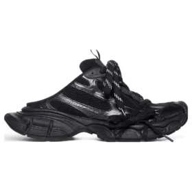 3XL Pantoletten „Black Mesh and Polyurethane“ 742672W3XL11010