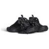 3XL Pantoletten „Black Mesh and Polyurethane“ 742672W3XL11010