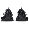 3XL Pantoletten „Black Mesh and Polyurethane“ 742672W3XL11010