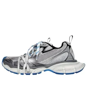 3XL Sneaker „Grau, Weiß und Blau – Mesh und Polyurethan“ 734734W3XL51214