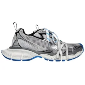3XL Sneaker „Grau, Weiß und Blau – Mesh und Polyurethan“ 734734W3XL51214