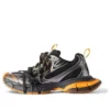 3XL Sneaker „Schwarz-Orange-Grau, Mesh und Polyurethan“ 734734W3XL31178