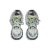 3XL Sneaker „White Blue Yellow Mesh“ 734734W3XL59047