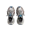 3XL Sneaker „Worn Out Grey White and Blue Mesh and Polyurethane“ 734734W3XL71214