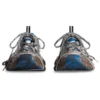 3XL Sneaker „Worn Out Grey White and Blue Mesh and Polyurethane“ 734734W3XL71214