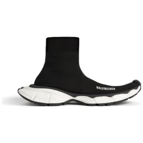 3XL Socken-Sneaker „Black Recycled Knit“ 758483W2DG11090