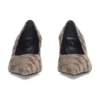 60 mm Square Knife BB Monogram Pumps „Tan“ 707353W2I103020