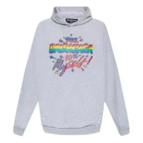 90/10 Hoodies, weite Passform „Grau“ 674986TMVH42569