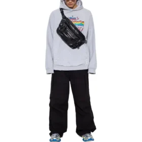 90/10 Hoodies, weite Passform „Grau“ 674986TMVH42569
