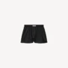 A-Linien-Boxershorts für Damen in Schwarz A-Linien-Boxershorts für Damen in Schwarz