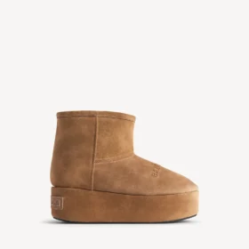 Alaska-Plateau-Stiefeletten für Damen in Braun/Weiß