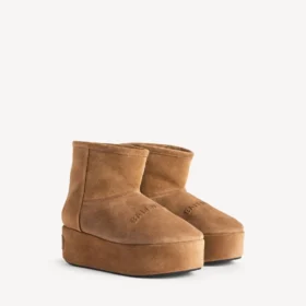Alaska-Plateau-Stiefeletten für Damen in Braun/Weiß