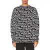 All Over Balenciaga Paris Intarsia-Pullover „Black White“ 599826T31701070