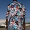 All Over Cities Minimal Shirt „Multicolor“ 681813TML058470