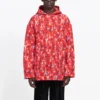 All Over Interlocked BB Hoodie „Red“ 594576THV676400