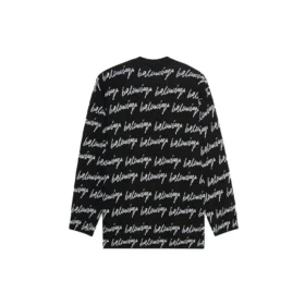 All-Over-Logo-Pullover „Black“ 625984T31841070