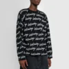 All-Over-Logo-Pullover „Black“ 625984T31841070
