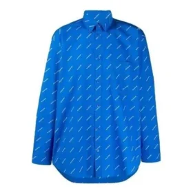 All-Over-Logo-Shirt „Blue White“ 534333TBL967560