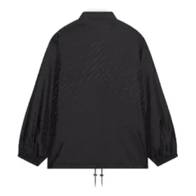 Allover-Logo-Regenjacke „Black“ 681452TKO401000