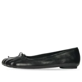 Anatomische Ballerinen-Schuhe „Schwarz, glänzend, weiches Lammfell“ 714260WBCW01000 Anatomische Ballerinen-Schuhe „Schwarz, glänzend, weiches Lammfell“ 714260WBCW01000