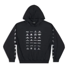 Archives Logos Hoodie „Black“ 726241TNVQ81070 Archives Logos Hoodie „Black“ 726241TNVQ81070