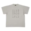 Archives Logos T-Shirt Oversized „Hellgrau“ 712398TNVQ71342