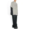 Archives Logos T-Shirt Oversized „Hellgrau“ 712398TNVQ71342