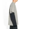 Archives Logos T-Shirt Oversized „Hellgrau“ 712398TNVQ71342