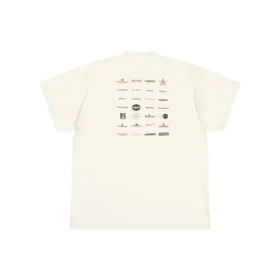 Archives Logos T-Shirt Oversized „Weiß“ 712398TNVQ79784
