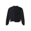Asymmetrischer Strickpullover mit neuem Schnitt „Schwarz“ 657334T32011271
