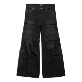 Ausgestellte Cargo-Hose „Schwarz“ 783694TNW111672