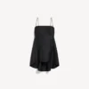 Babydoll-Trägerkleid für Damen in Schwarz Babydoll-Trägerkleid für Damen in Schwarz