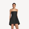 Babydoll-Trägerkleid für Damen in Schwarz Babydoll-Trägerkleid für Damen in Schwarz