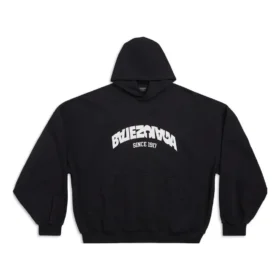 Back Flip Round Hoodie Oversized „Schwarz Weiß“ 761458TPVG11070 Back Flip Round Hoodie Oversized „Schwarz Weiß“ 761458TPVG11070