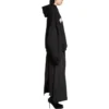 Back Flip Round Hoodie Oversized „Schwarz Weiß“ 761458TPVG11070