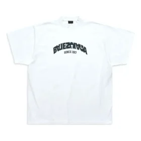 Back Flip T-Shirt Oversized Weiß Schwarz“ 739028TPVF99040
