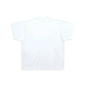 Back Flip T-Shirt Oversized Weiß Schwarz“ 739028TPVF99040