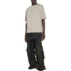Back-T-Shirt, mittlere Passform „Beige“ 612966TOVJ89763