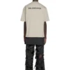 Back-T-Shirt, mittlere Passform „Beige“ 612966TOVJ89763