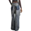 Baggy-Jeans mit aufgesetzten Taschen „Blue“ 751111TDW143359