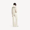 Balenciaga Damen-Hoodie mit mittlerer Passform und „Back“-Motiv in Creme Balenciaga Damen-Hoodie mit mittlerer Passform und „Back“-Motiv in Creme