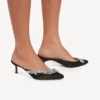Balenciaga für Damen | Manolo Blahnik Pantoletten in Schwarz Balenciaga für Damen | Manolo Blahnik Pantoletten in Schwarz